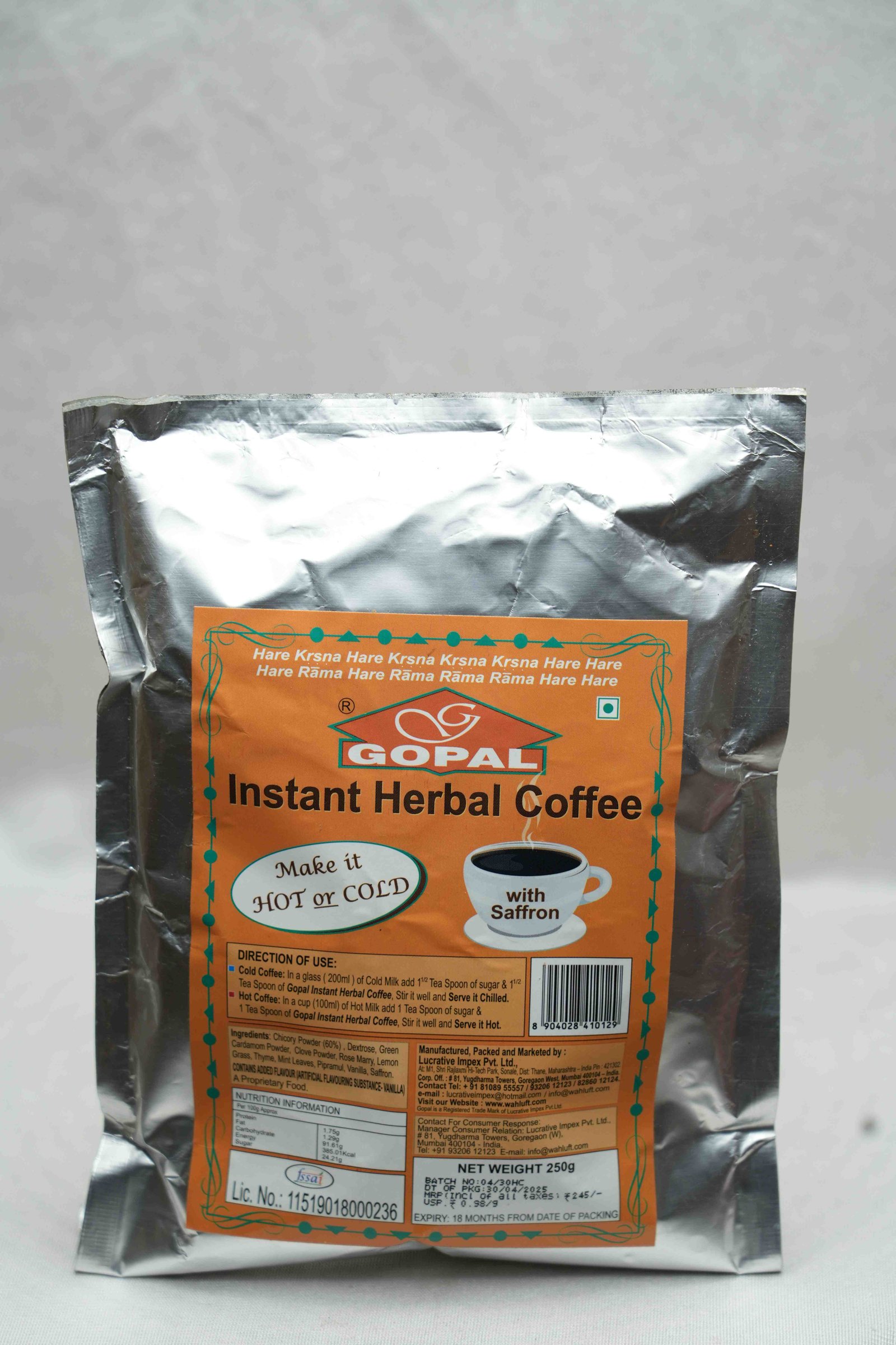 Instant Herbal Coffee 250g